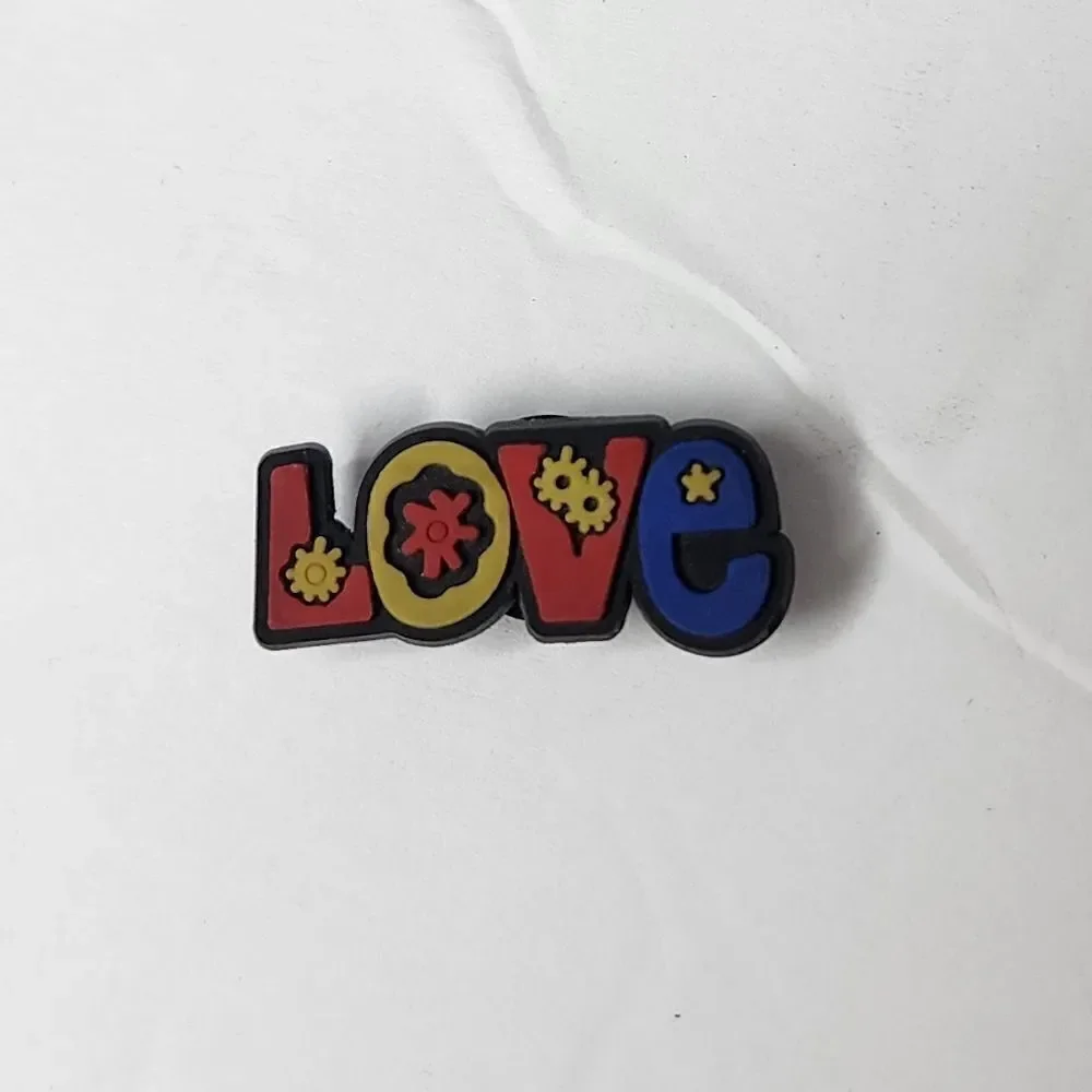 Jibbits Shoe Charm for CROCS Hippie LOVE